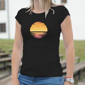Dámske tričko s potlačou Sunset