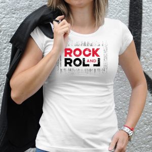 Dámske tričko s potlačou Rock