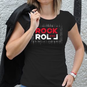 Dámske tričko s potlačou Rock