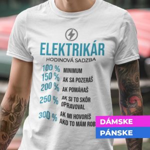Tričko s potlačou ELEKTRIKÁR