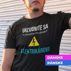 Tričko s potlačou ELEKTRIKÁR