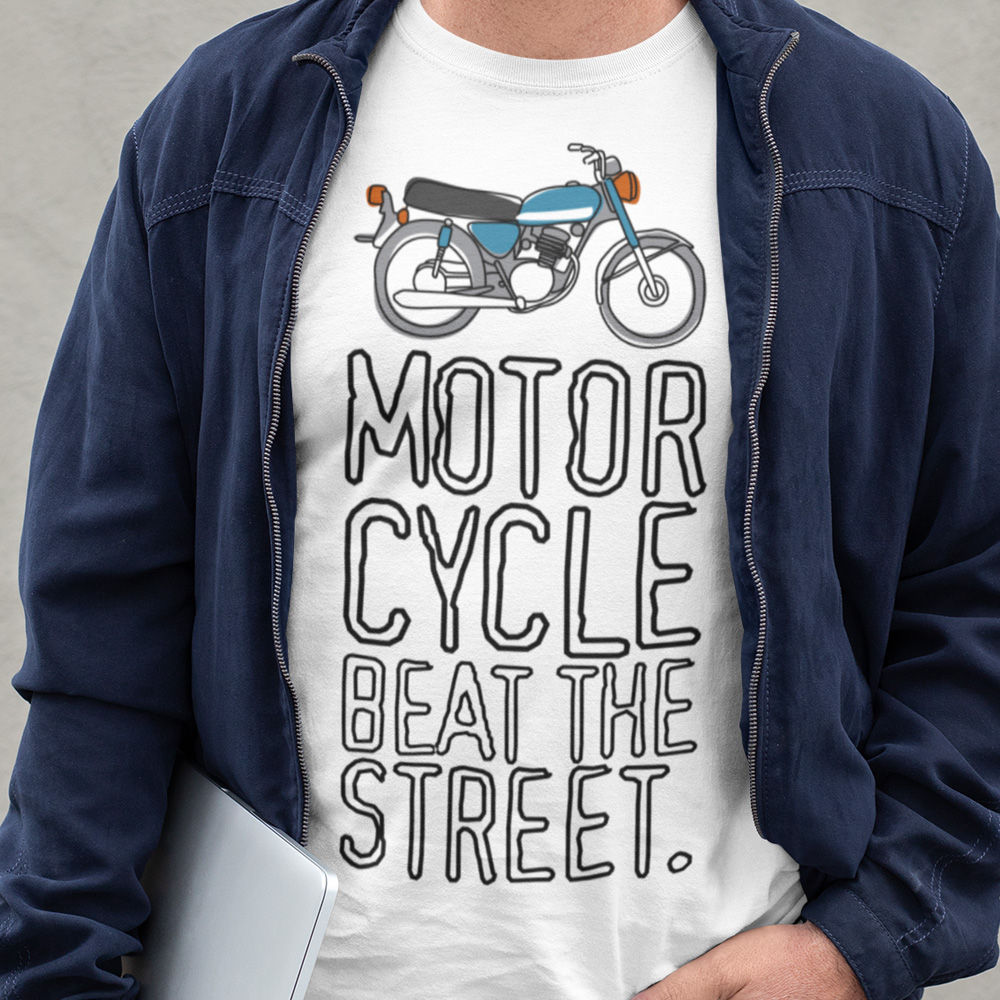 54-007b-tricko-s-potlacou-motor-cycle-beat-the-street-pre-motorkarov-jazda-sport-motorka-motocykel-chopper-skull-biker-ride