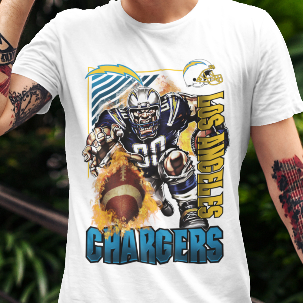 61-016b-tricko-s-potlacou-los-angeles-chargers-nfl-nhl-football-americky-futbal-sport-sports-american-football