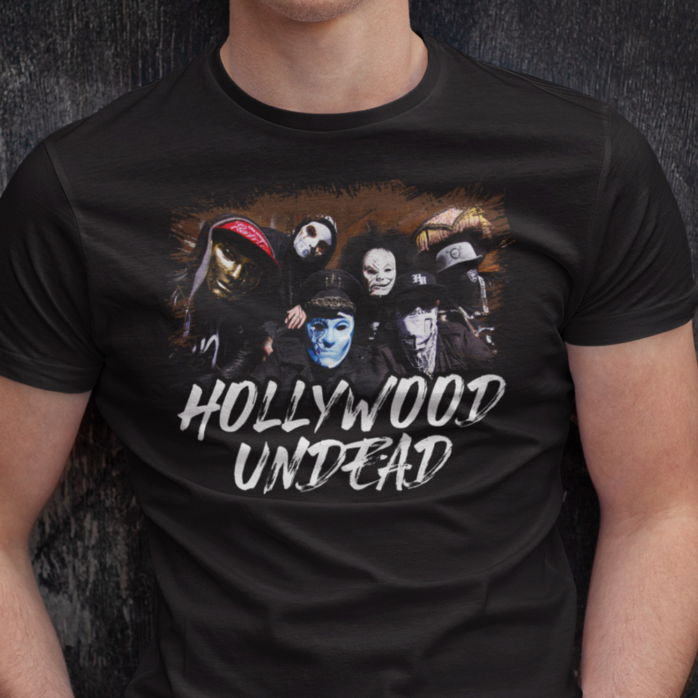 58-066c-tricko-s-potlacou-hollywood-undead-rock-music-hudba-70s-80s-90s-2000s-funky-music-abstract-hudba-world-music-mtv-hip-hop-rnb-rock-reggae-metal