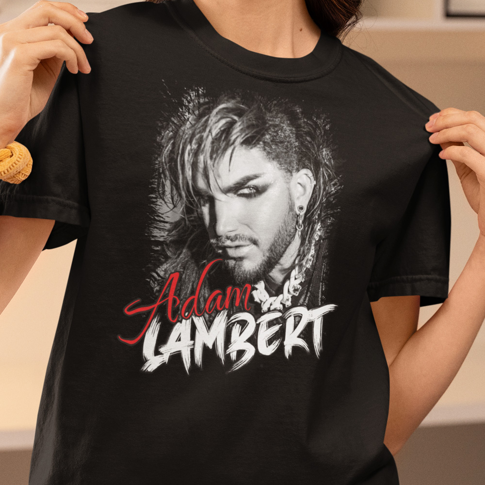 57-154c-tricko-s-potlacou-adam-lambert-pop-music-hudba-70s-80s-90s-2000s-funky-music-abstract-hudba-world-music-mtv-hip-hop-rnb-rock-reggae-metal