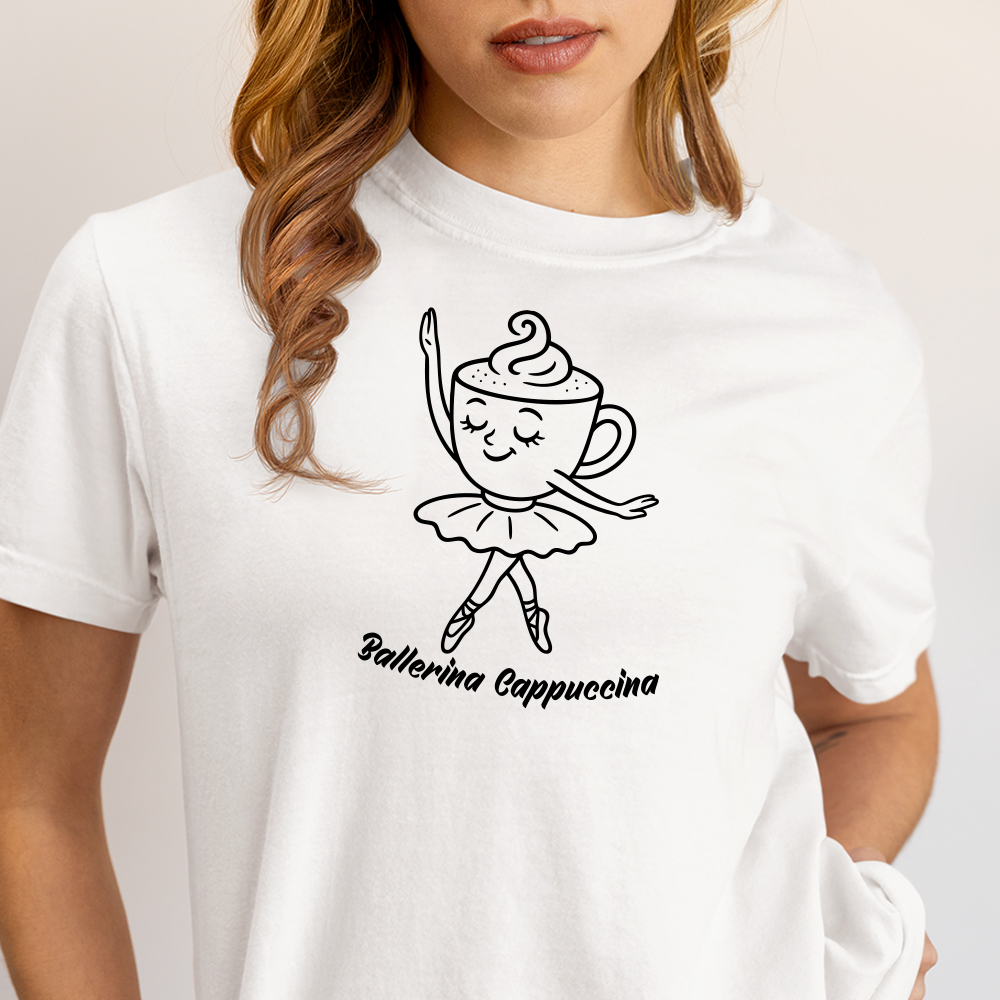 83-001b-tricko-s-potlacou-ballerina-cappuccina-vtipne-tik-tok-italian-brainrot-taliansky-brainrot-social-media-gen-alpha-srandovne-vtipne-tricko