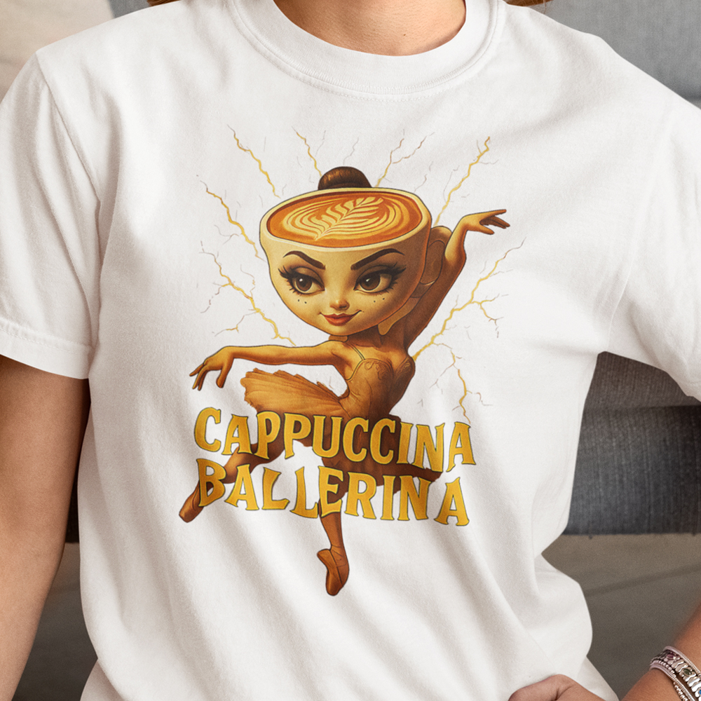 83-008b-tricko-s-potlacou-ballerina-3-cappuccina-vtipne-tik-tok-italian-brainrot-taliansky-brainrot-social-media-gen-alpha-srandovne-vtipne-tricko