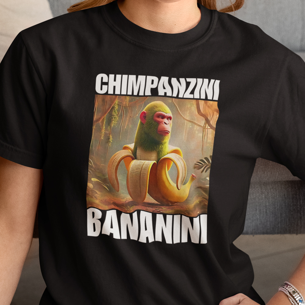 83-035c-tricko-s-potlacou-chimpanzini-bananini-vtipne-tik-tok-italian-brainrot-taliansky-brainrot-social-media-gen-alpha-srandovne-vtipne-tricko