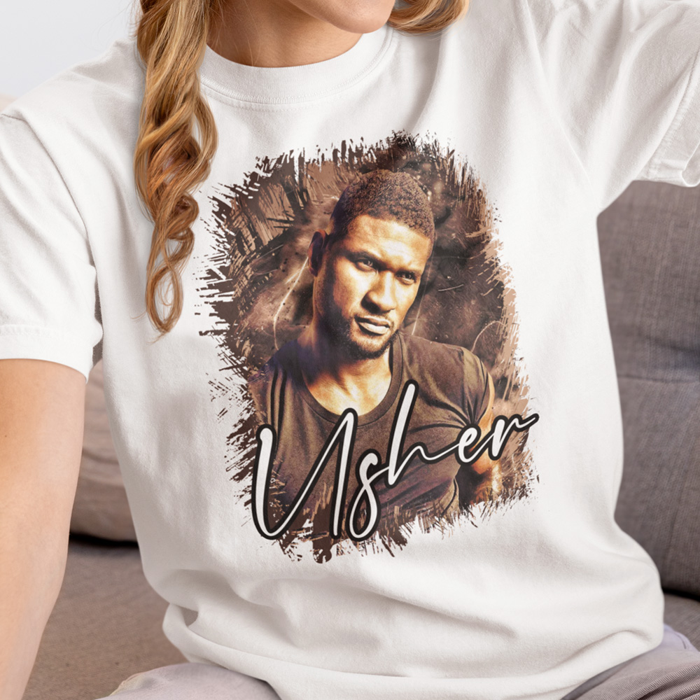57-214b-tricko-s-potlacou-usher-music-hudba-70s-80s-90s-2000s-funky-music-abstract-hudba-world-music-mtv-hip-hop-rnb-rock-reggae-metal