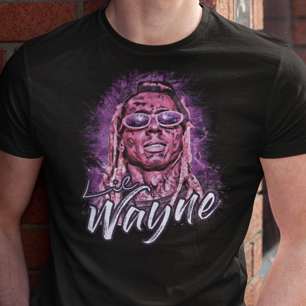 57-227c-tricko-s-potlacou-lil-wayne-hudba-70s-80s-90s-2000s-funky-music-abstract-hudba-world-music-mtv-hip-hop-rnb-rock-reggae-metal