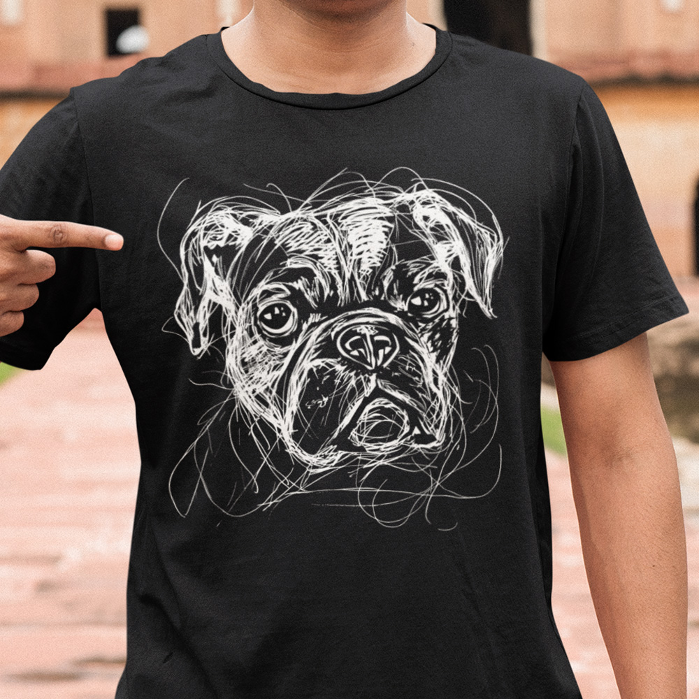85-005c-tricko-s-potlacou-pes-dog-bulldog-skica-sketch-lineart-domace-zvierata-zvieratka-funny-steniatko-psik-vtipne