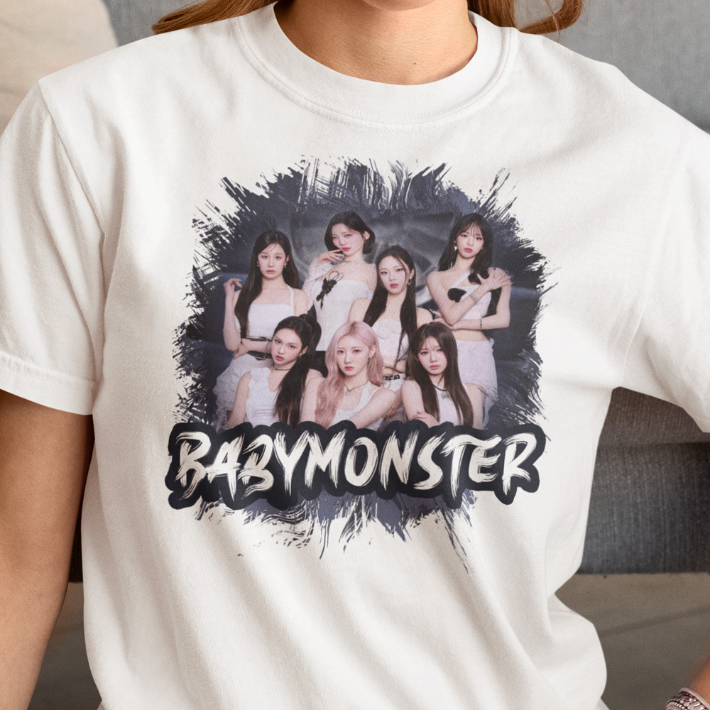 57-299b-tricko-s-potlacou-babymonster-k-pop-70s-80s-90s-2000s-funky-music-abstract-hudba-world-music-mtv-hip-hop-rnb-rock-reggae-metal