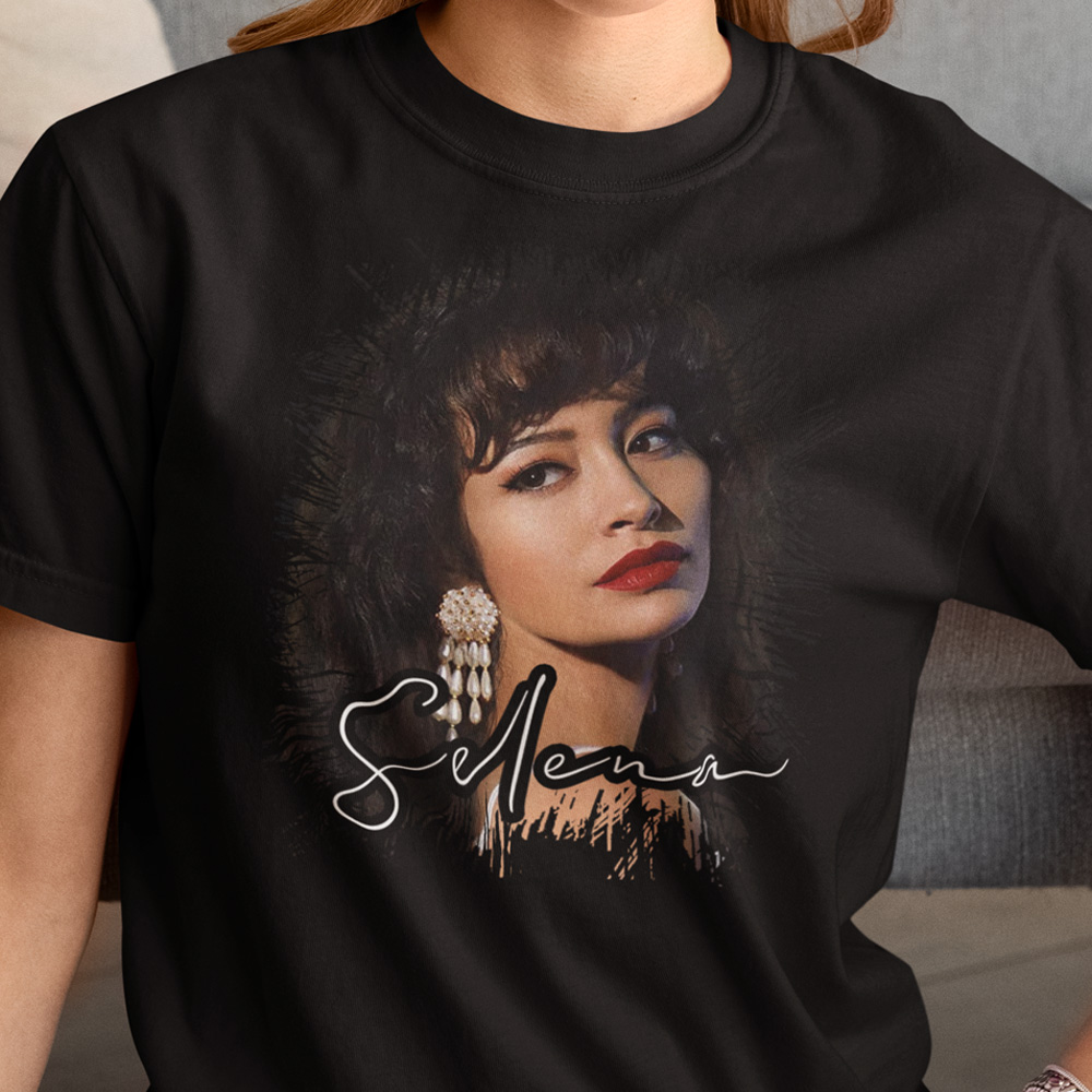 57-246c-tricko-s-potlacou-selena-hudba-70s-80s-90s-2000s-funky-music-abstract-hudba-world-music-mtv-hip-hop-rnb-rock-reggae-metal