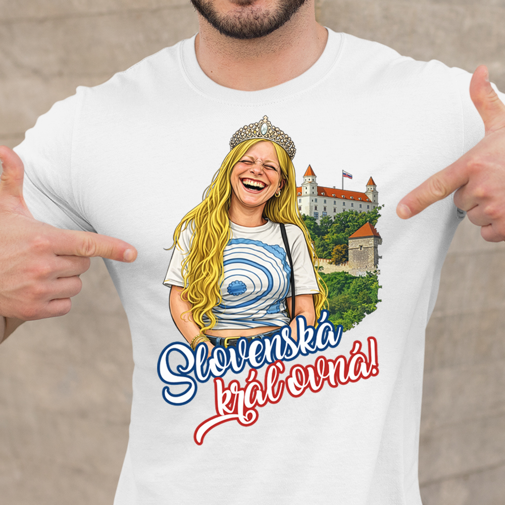02-185b-tricko-s-potlacou-slovenska-kralovna-kralovna-slovenska-queen-of-slovakia-vtipne-srandovne-vtipne-tricko
